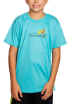 Camiseta Manga curta Azul Jade
