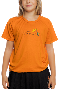 Camiseta Manga curta Laranja