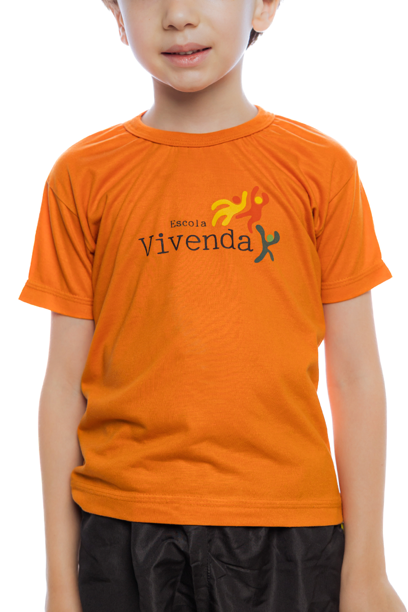 Camiseta Manga curta Laranja
