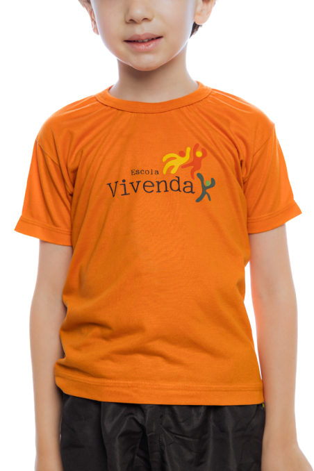 Camiseta Manga curta Laranja