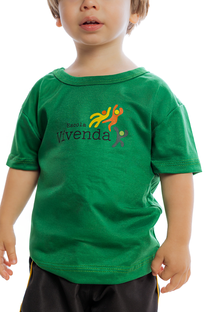 Camiseta Manga Curta Verde