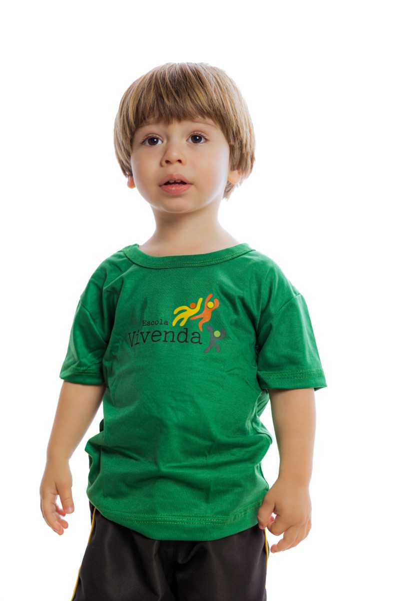 Camiseta Manga Curta Verde