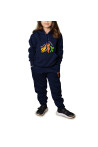 Conjunto de moletom Azul Marinho.