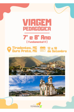 Viagem 7° e 8° Ano