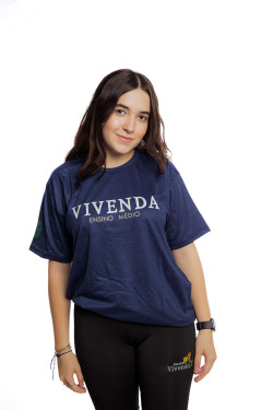 Camiseta Ensino Médio Azul Marinho