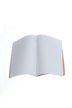 Caderndo de Pauta com Folha de Seda.